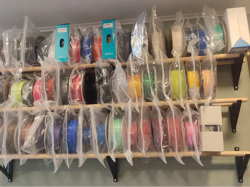 Filament Spool Shelf Holder On The Wall