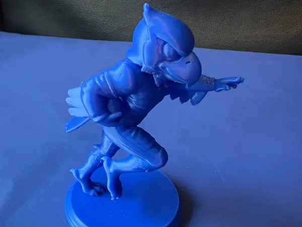 Figurine mascotte Blitz des Seattle Seahawks