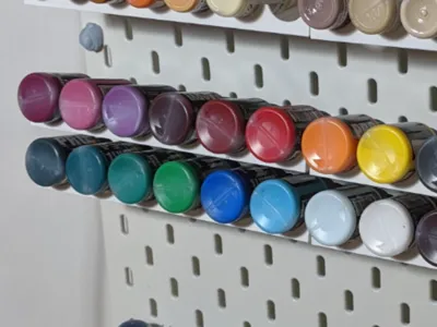 Pro Acryl (Monument Hobbies) paint rack for Skadis