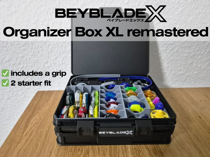 Beyblade X organizer + grip