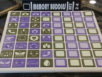 MEMORY BUDDIES Tile Game - Bookcase Edition