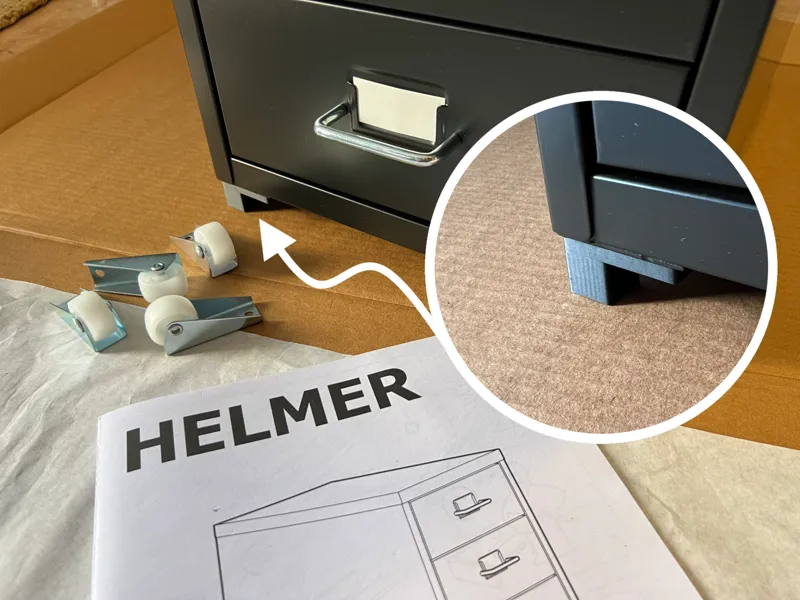 IKEA HELMER Feet