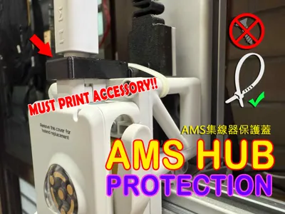 AMS Lite Hub Protection Cap (No Screws Removed)