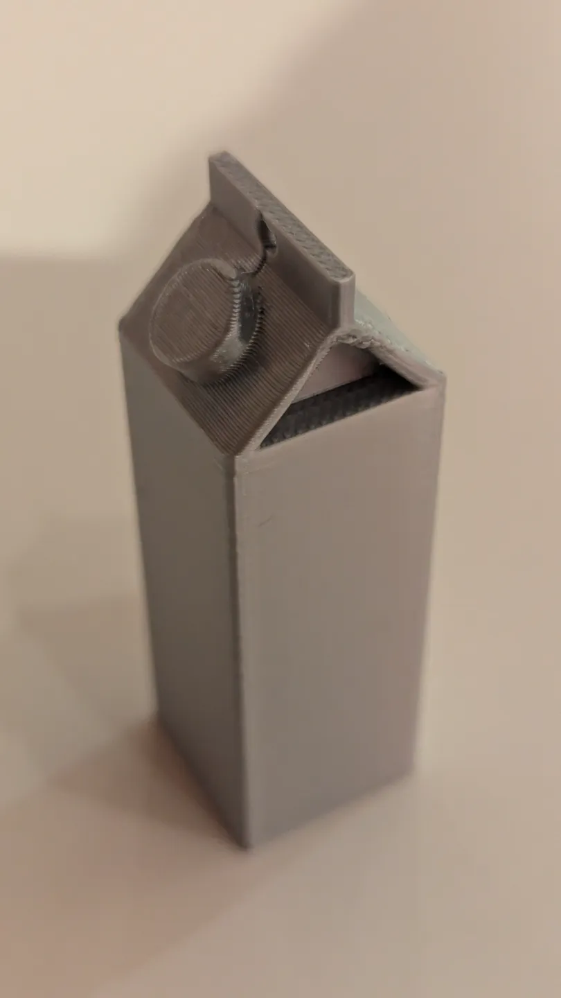 Tetra Pak Milk carton earring and necklace view 2