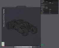 Décoration murale Batmobile Tumbler — photo 4