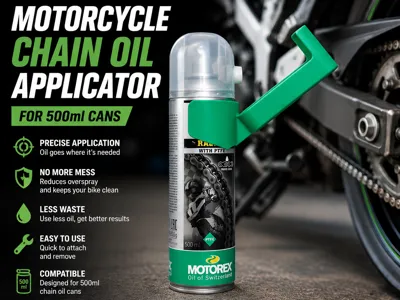 Motorcycle Chain Oil Applicator 500ml Can