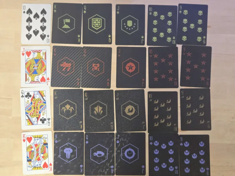 Helldivers Playing Cards