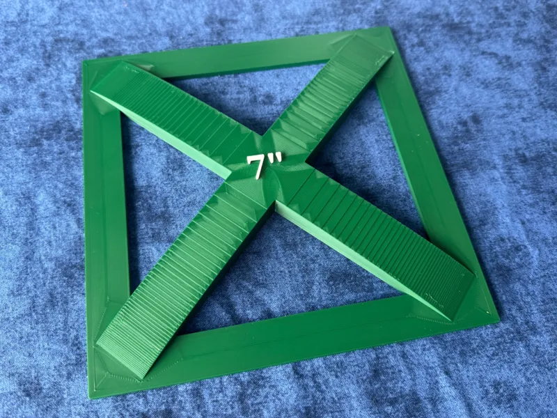 7" Quilting Square Cutting Guide