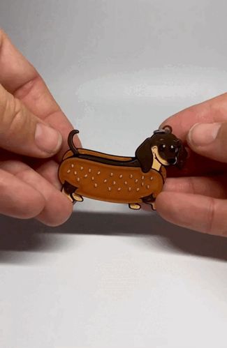 Llavero perro salchichas