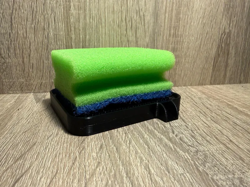 Küchenschwamm Abtropfschale mit Auslass