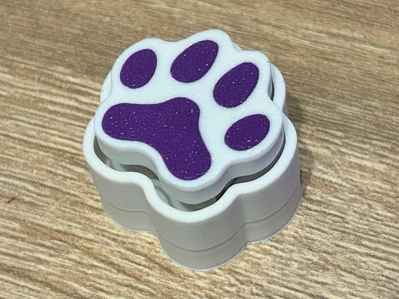 Cat Paw Clicker keychain