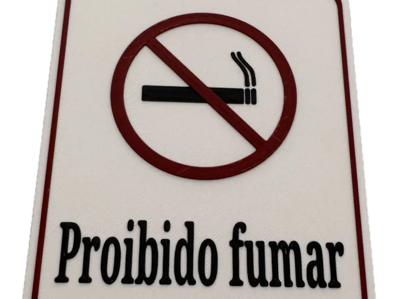 Proibido fumar nesta área (No AMS)
