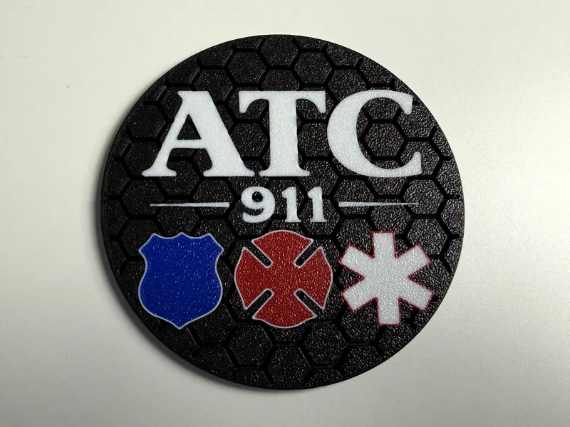 Answering the Call 911 Hex Coaster