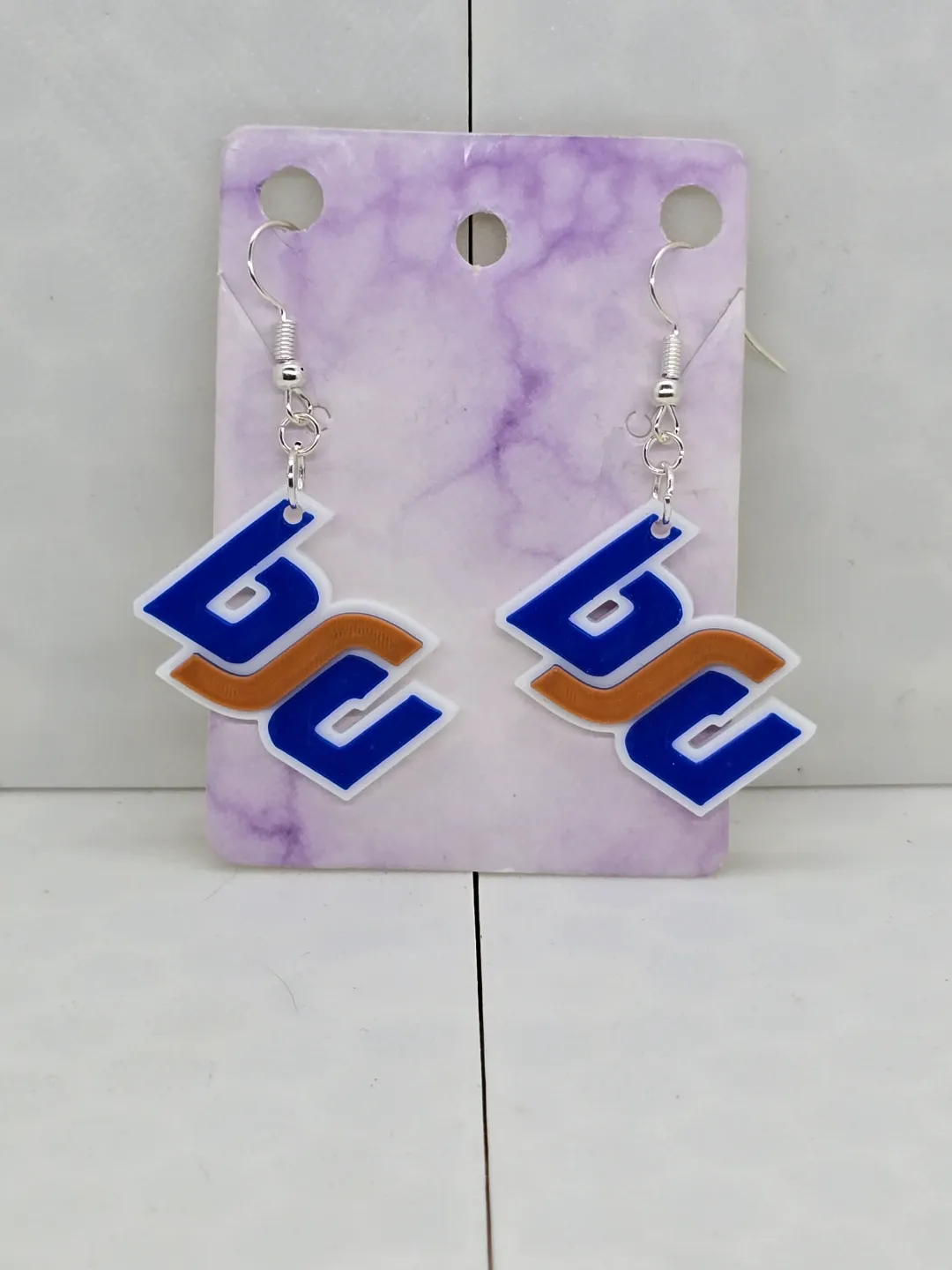Boise State Earrings view 2