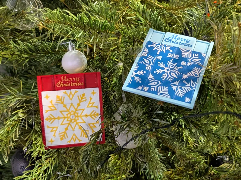 Snowflake Sliding Puzzle