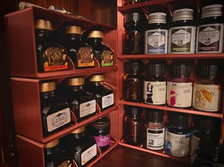 Fountain Pen Ink Bottle Shelf - Diamine 80ml