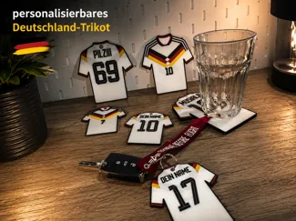 Deutschland Trikot Custom WM 2026 Keychain Schild