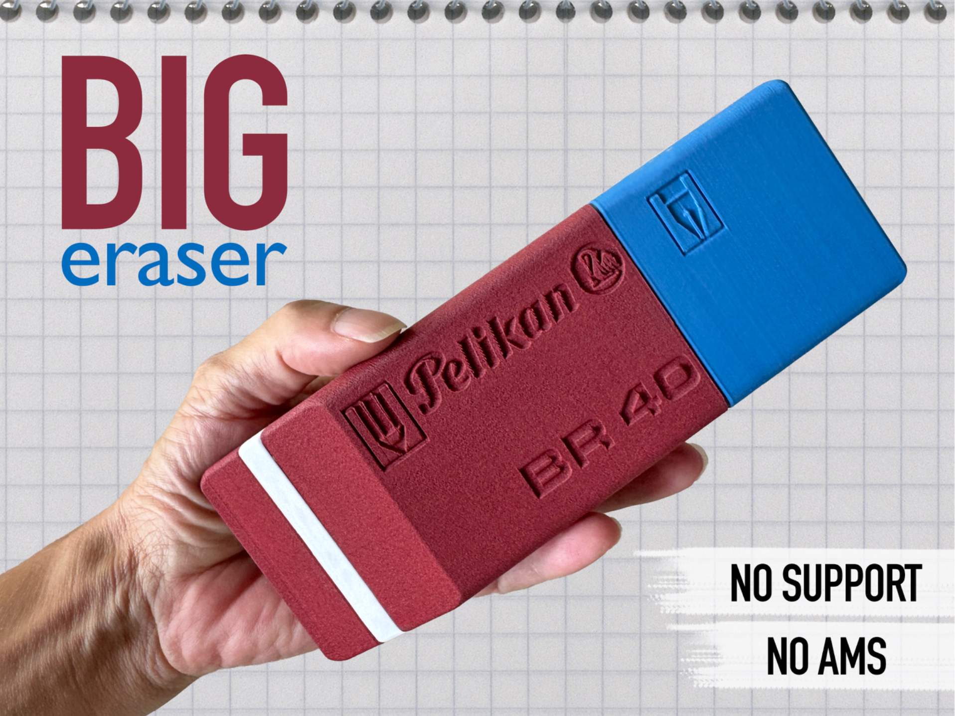 BIG Eraser – Desk Organizer & Storage Container 3D model