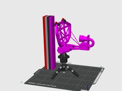 Splatoon 3 Beacon Model (One-Piece Version - Suitable for Small Printers)