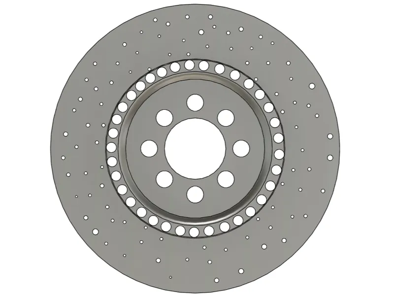 Brake disk coaster