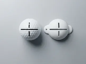 Precision Golf Ball Alignment Marker