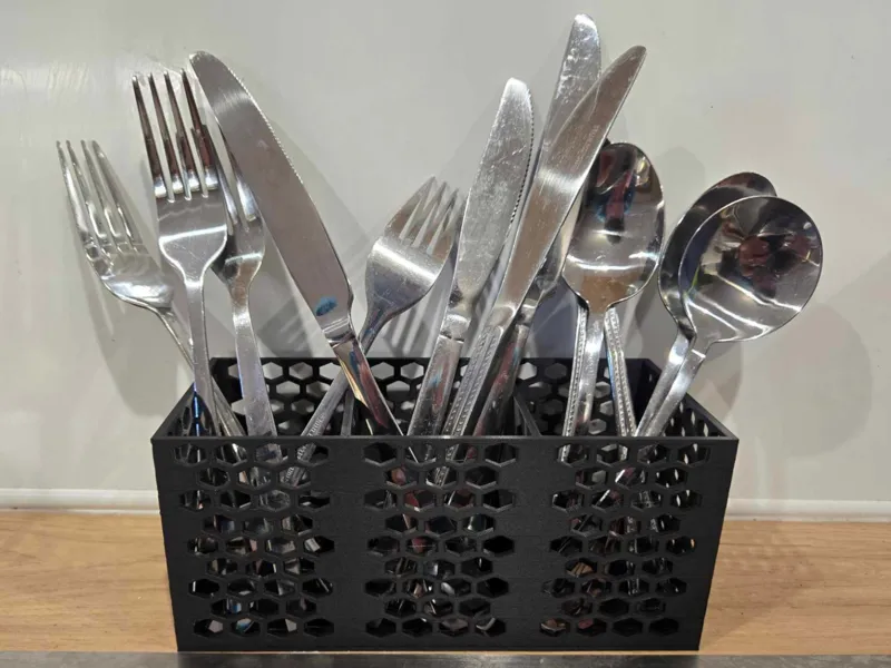Cutlery Drainer 3 slots with individual drain