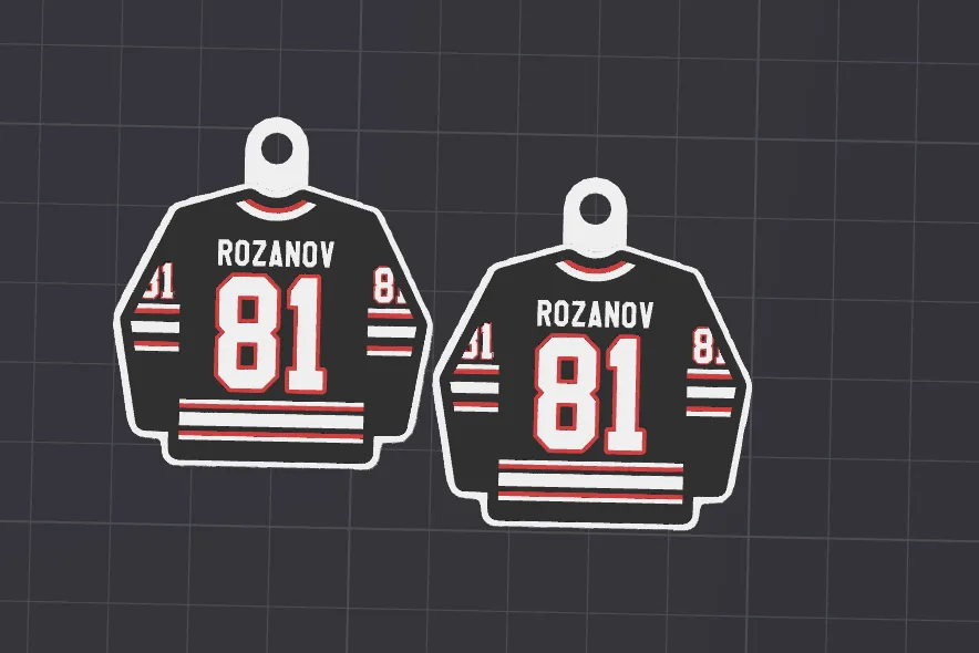 Heated Rivalry Rozanov and Hollander Earrings view 2