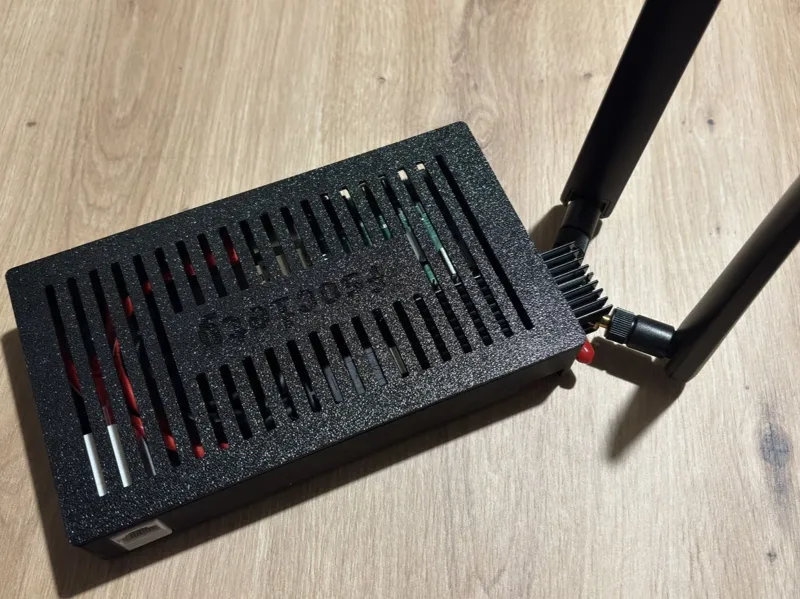 Case for Raspberry Pi 3B+ & Waveshare USB M.2 key