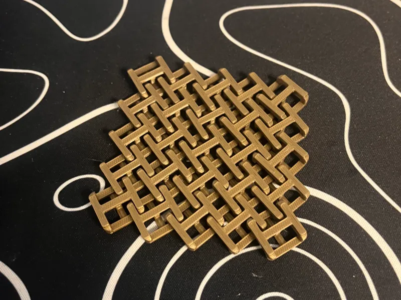 ChainMail Coaster Super Simple
