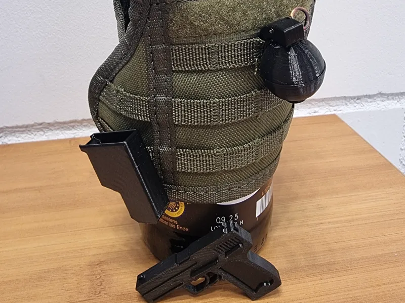 Beer Soldier Grenade & Weapon Body Armor Accessory
