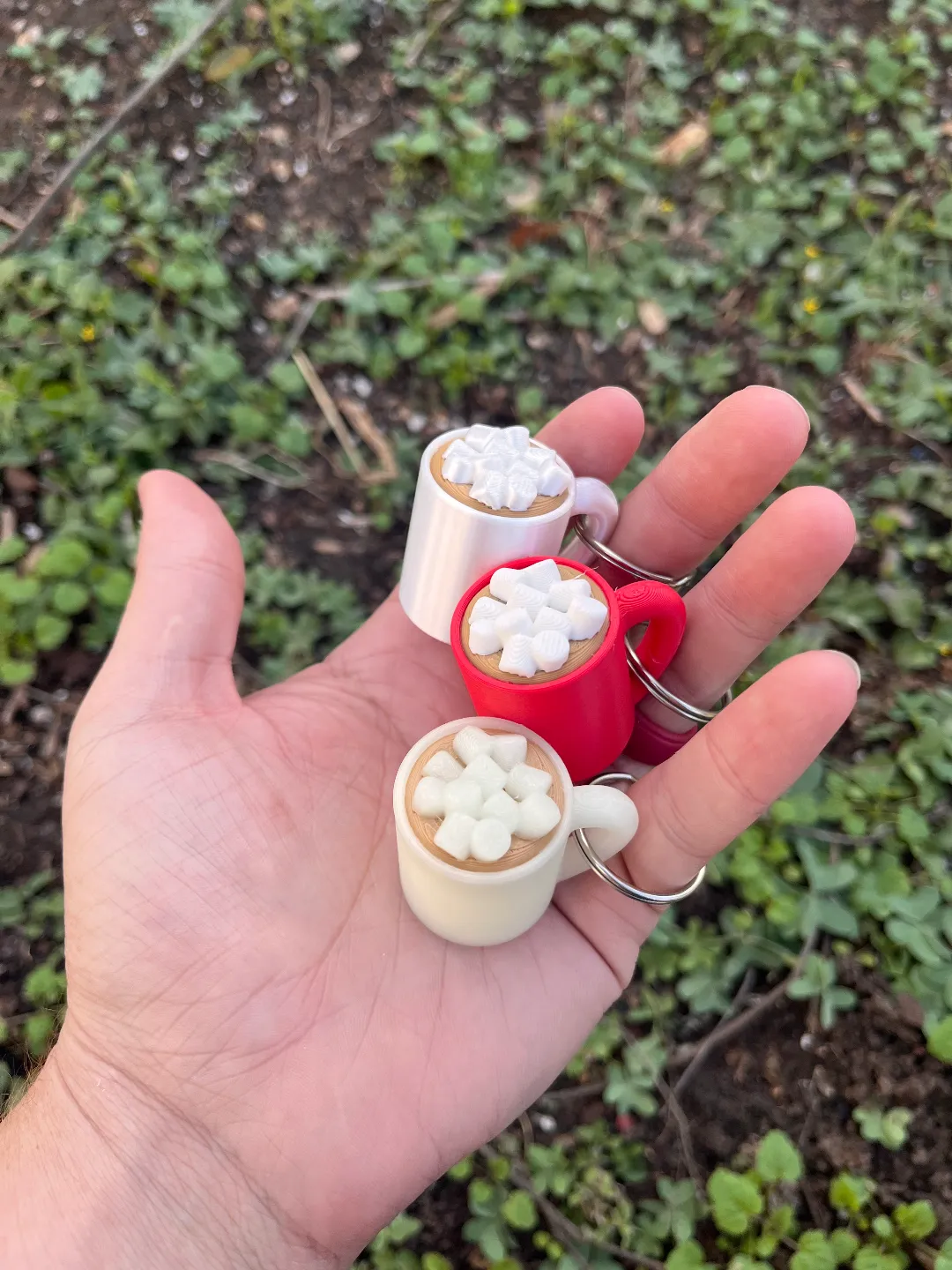 Christmas Hot Coco Keychain view 2