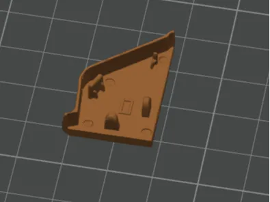 Skirting board end cap