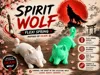 Spirit wolf Okami inspiration, 2 walls, 8% infill
