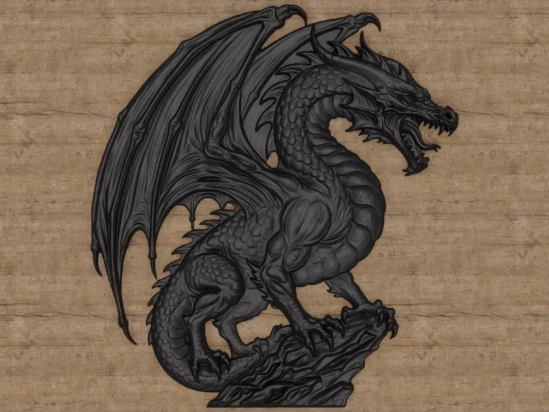 Guardian Dragon Wall Art