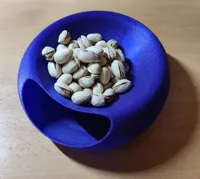 Coupelle à cacahuètes avec réceptacle à coques — photo 2