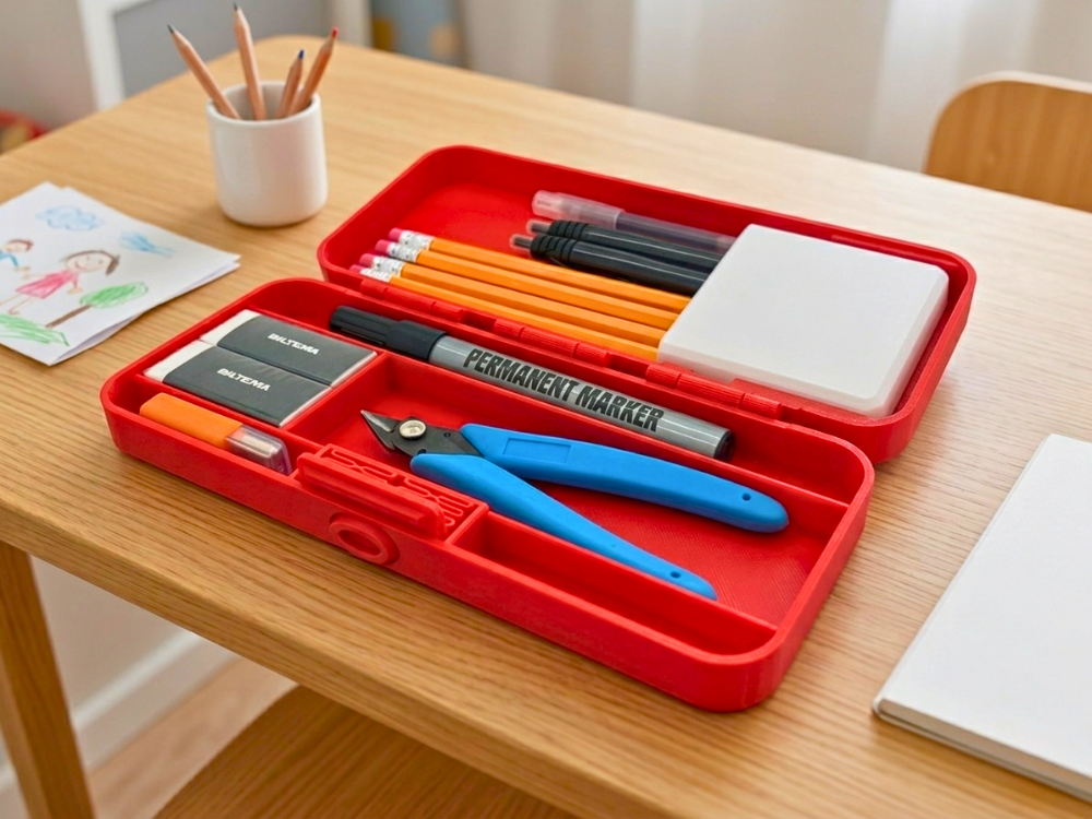 Folding Tool & Stationery Case | Pencil Case