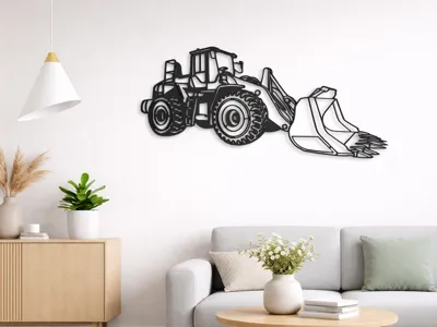 Volvo L220 Wheel Loader Silhouette