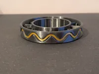 Wave bezel