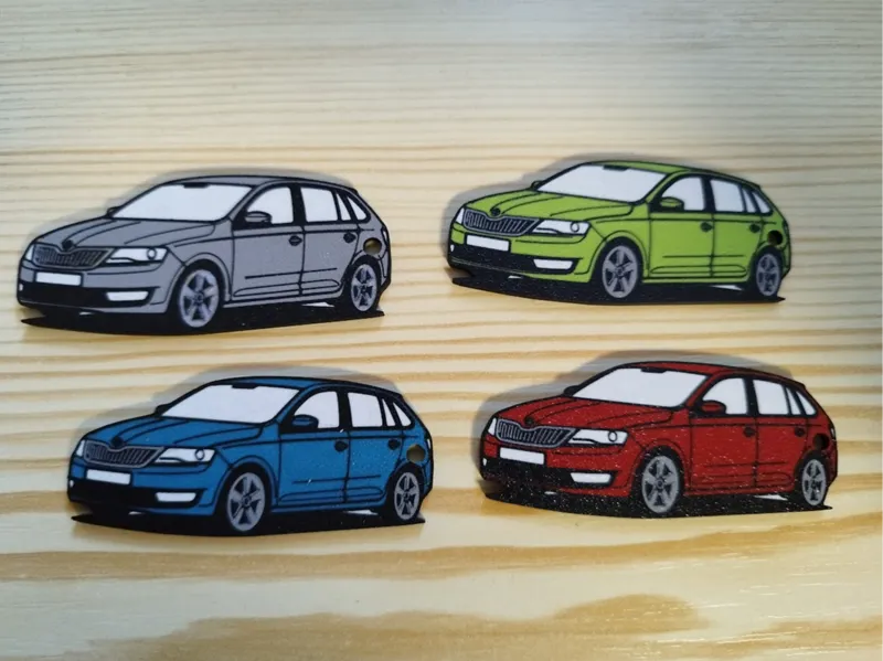 Skoda Rapid spaceback keychain 