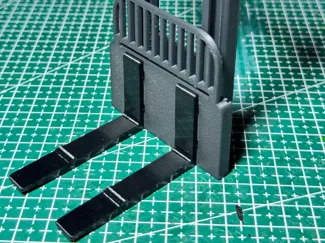 CyberBrick 官方叉车 护栏及吊臂