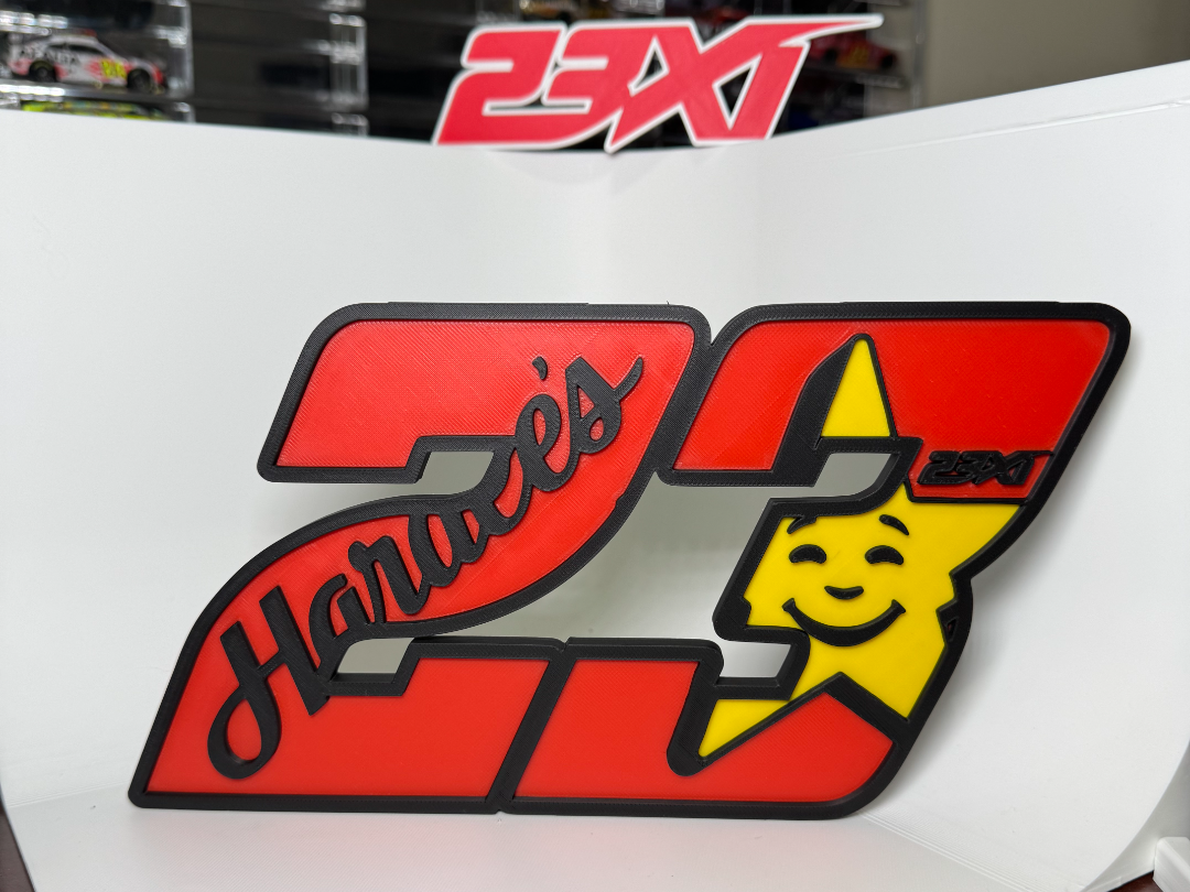 Bubba Wallace 23XI Hardee’s NASCAR Number Display