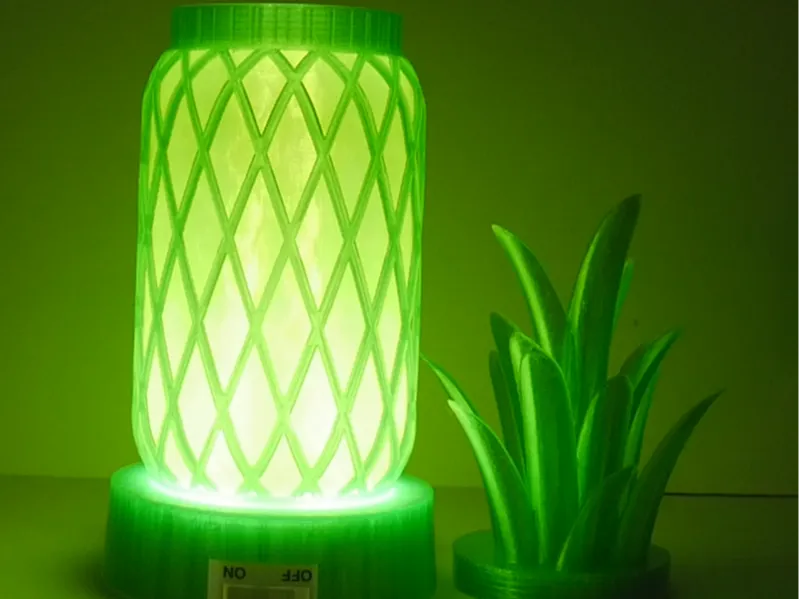 Glowing Pineapple LED Lamp