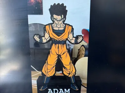 GOHAN LAMP WITH OR WITHOUT CUSTOM NAME