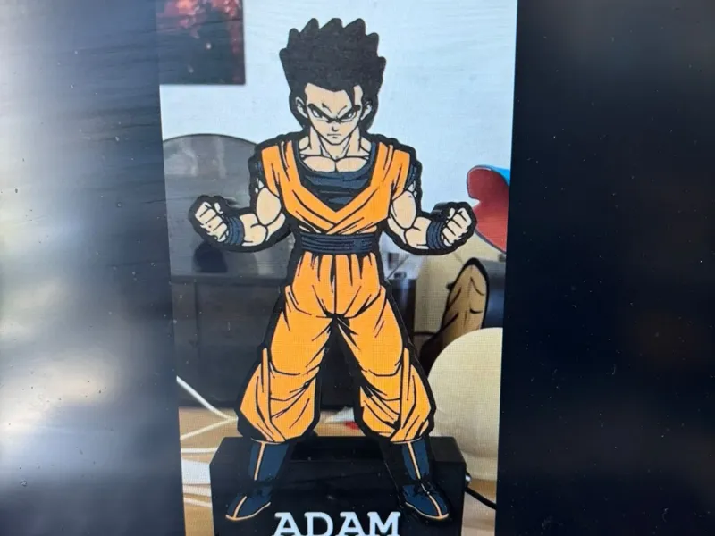 GOHAN LAMPE AVEC OU SANS PRENOM PERSO