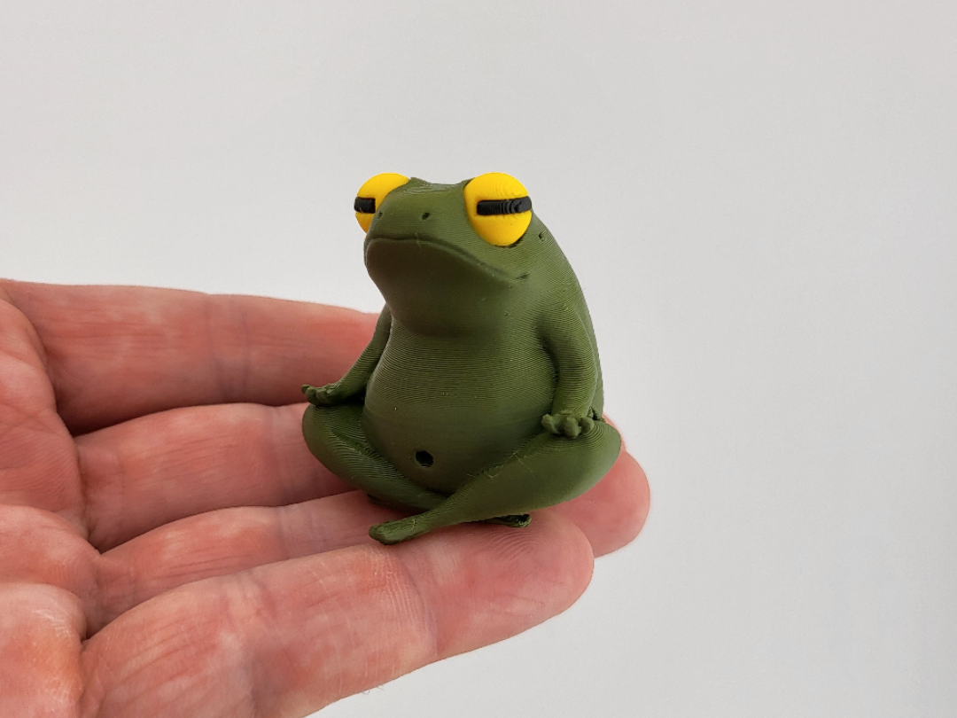 Zen Frog Yoga Figure – Cute Meditation Desk Decor