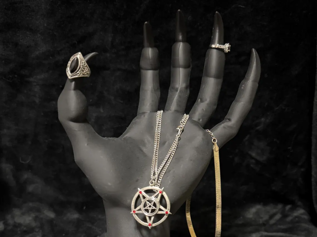 Gothic Demon Hand Jewelry Holder