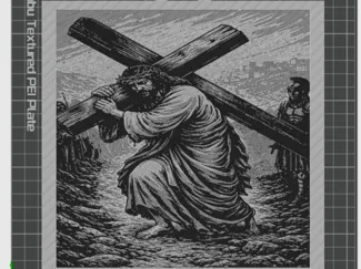 Jesus Walking The Cross