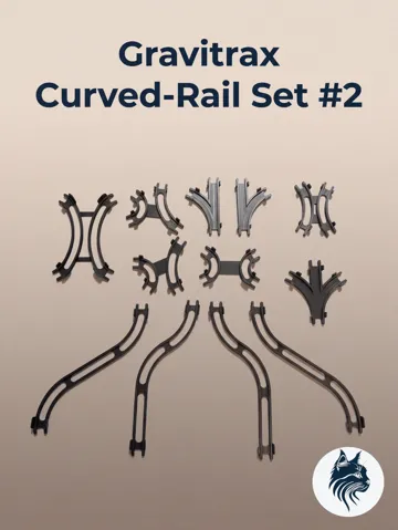 Letrero o emblema decorativo: Gravitrax Curved Rails Set 2 | Gravitrax Accessory — vista de referencia 2