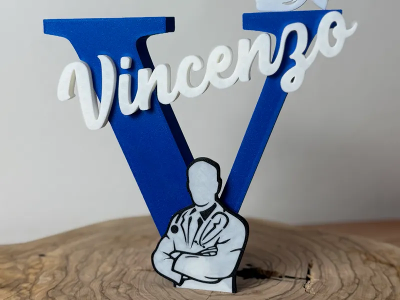 Lettera da Tavolo Vincenzo Corpo & Scritta