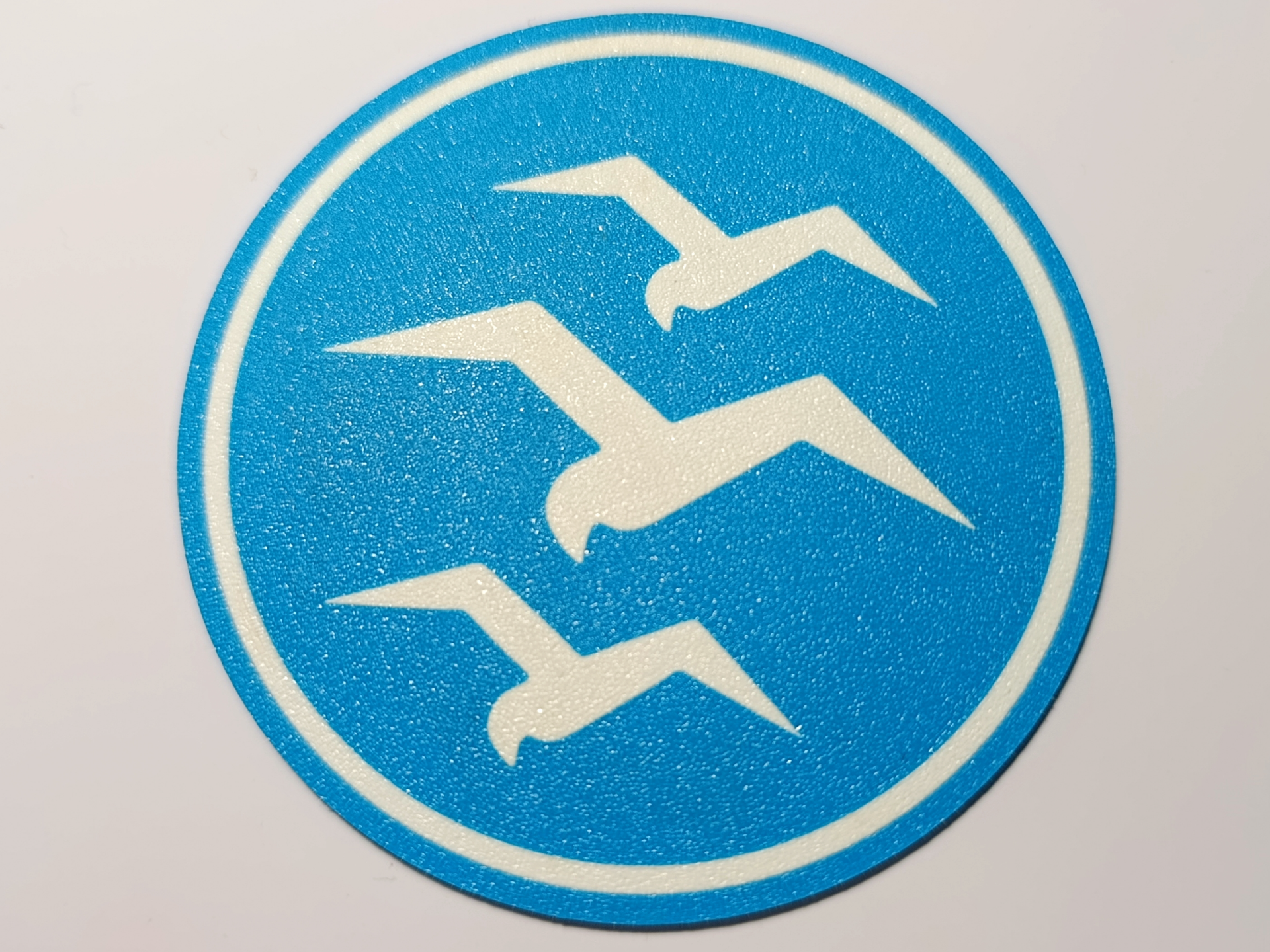 3 Seagulls coaster, glider pilot badge